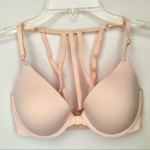 VS PINK Strappy Front Clasp Bra 34C